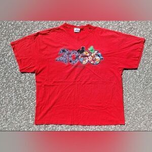 Y2K 2006 Disneyland Resorts Large 2006 Spellout Disney Print T-Shirt Size (2XL)